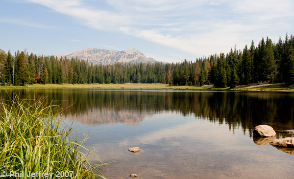 Alpine lake along UT-150